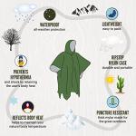 Lingito Insulated Rain Poncho and Tarp Blanket Pack