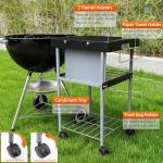 Weber Kettle & Blackstone Griddle Grill Table Cart