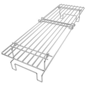 Adjustable Universal Grill Rack with Foldable Legs