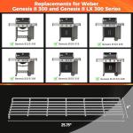 Stainless Steel Warming Rack for Weber Genesis II