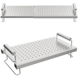 Adjustable Stainless Steel Griddle Warming Rack
