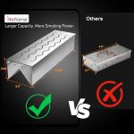 Stainless Steel Wood Chip Smoker Box for Grills