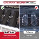 Heavy Duty Adjustable Heat Plate Shield for Grills