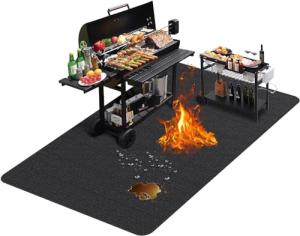 Large Double-Sided BBQ Grill Mat 76 x 52 Inches
