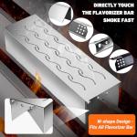 Stainless Steel Wood Chip Smoker Box for Grills