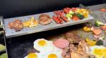 Adjustable Stainless Steel Griddle Warming Rack