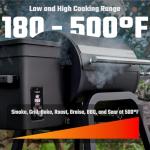 Zelos-450 WiFi Electric Wood Pellet Smoker Grill