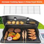 Stainless Steel Warming Rack for Weber Genesis II