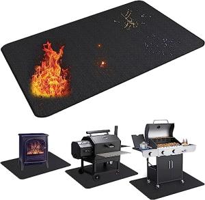 UBeesize Large Fireproof Outdoor Grill Mat
