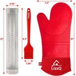 LIZZQ 12" Pellet Smoker Tube with Basting Brush