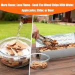 Stainless Steel Wood Chip Smoker Box for Grills