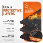 Double-Sided Under Grill Mat 48 x 30 Inches