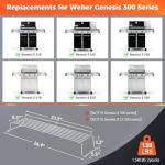 Stainless Steel Warming Rack for Weber Genesis 300