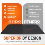 Double-Sided Under Grill Mat 48 x 30 Inches