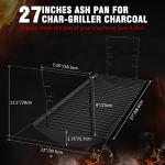27 Inch Charcoal Grill Ash Pan and Drip Tray