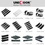 Heavy Duty Adjustable Heat Plate Shield for Grills