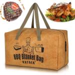 Insulated BBQ Meat Resting Blanket with Handle