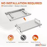 Adjustable Stainless Steel Griddle Warming Rack