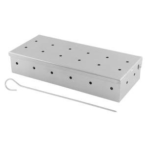 Stainless Steel Smoker Box with BBQ Skewer