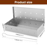 Stainless Steel Smoker Box with BBQ Skewer