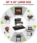 Protebox Double-Sided Grill Mats for Outdoor BBQ