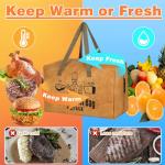 Insulated BBQ Meat Resting Blanket with Handle