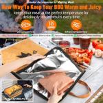 21" Insulated BBQ Blanket for Meat Resting