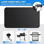 GRIBUDDY Large Double-Sided Grill Mat for Decks