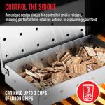 Universal Stainless Steel Smoker Box for Grills