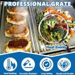 3-Pack Stainless Steel Infrared Grill Emitter Plates