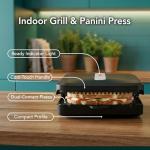 Ovente Classic Indoor Grill and Panini Press