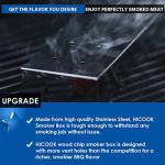 KEISSCO Stainless Steel Smoker Box for Grilling