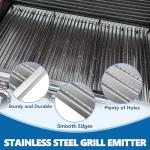 3-Pack Stainless Steel Infrared Grill Emitter Plates