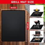 48 x 30 Inch Outdoor Grill Protective Mat