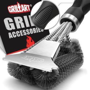 Extra Strong BBQ Grill Brush and Scraper