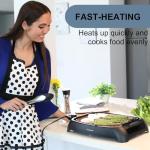 OVENTE Indoor Electric Grill with Non-Stick Surface