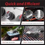 GRILLART 18 Inch BBQ Grill Brush and Scraper
