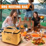 EddHomes BBQ Meat Resting Blanket with Strap
