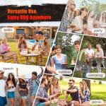 Realcook Charcoal Grill and Smoker Combo