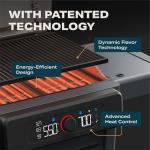 Dual Zone Smart Electric Grill, 200°F to 700°F