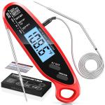 Vuwwey Instant Read Meat Thermometer with Dual Probes