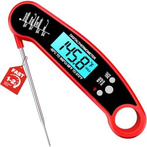 Instant Read Digital Meat Thermometer for Grilling
