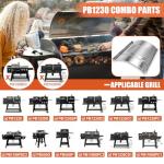 Pit Boss PB1230 Flame Broiler Kit Replacement Tops