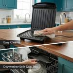 Ovente Classic Indoor Grill and Panini Press