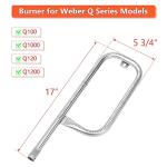 QuliMetal 17" Stainless Steel Grill Burner Tube