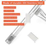 QuliMetal 17" Stainless Steel Grill Burner Tube