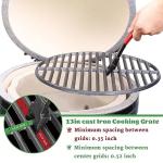 Vankey Grill Grate Lifter for Kamado and Green Egg