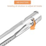 Zemibi Universal Stainless Steel Grill Burner Tubes