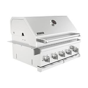 5-Burner Stainless Steel Gas Grill with Side Burner