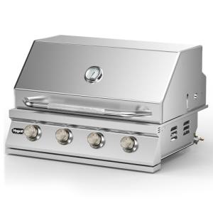 32-Inch Stainless Steel Built-In 4-Burner Grill